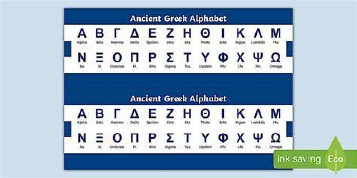 A Comprehensive Guide To The Ancient Greek Alphabet