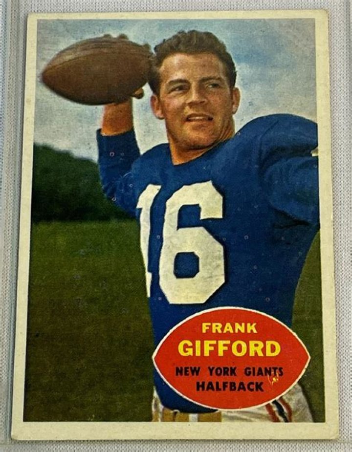 All-American Frank Gifford: Legendary NFL Star