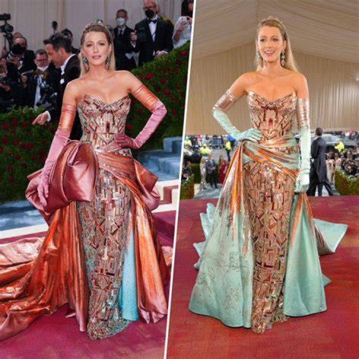 Blake Lively's Glittering Moment At The Met Gala: A Fashion Extravaganza