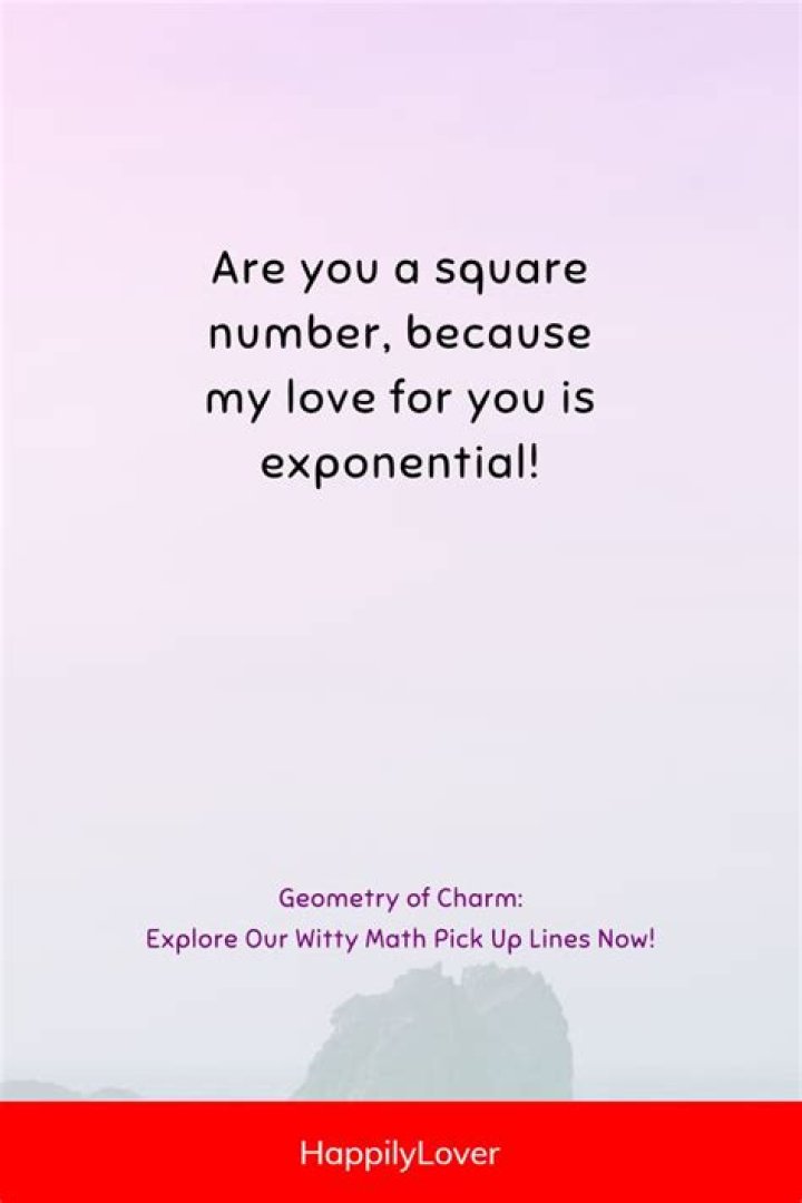 Captivating Math Pick Up Lines: Unleashing The Charm Of Equations