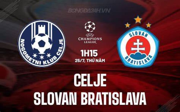 Celje vs Slovan Bratislava v živo online Celje vs Slovan Bratislava | Champions League Qualifying 24 julij 2024