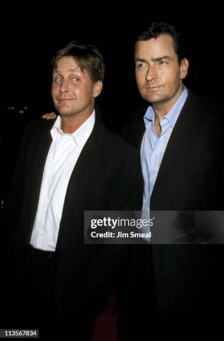 Charlie Sheen And Emilio Estevez
