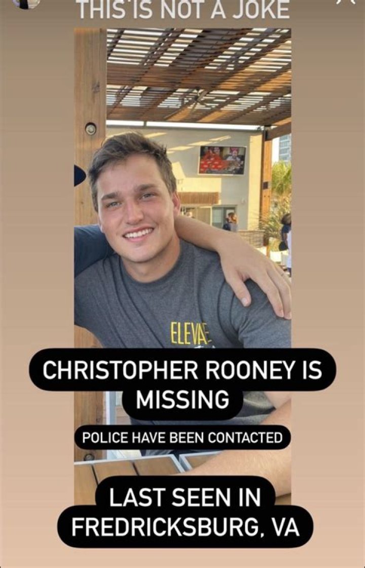 Christopher Rooney Missing: Updates And Clues