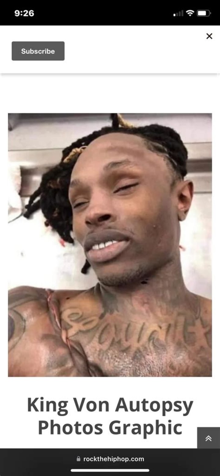 Disturbing Images: King Von Autopsy Aftermath