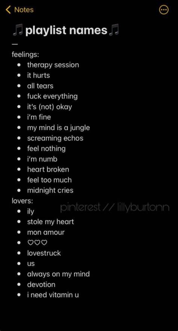 Essential Playlist Names For Melancholic Melodies