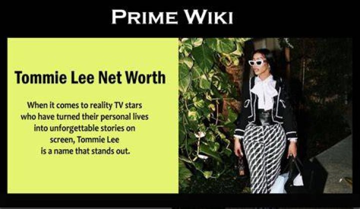 Exploring Tommie Lee's Net Worth