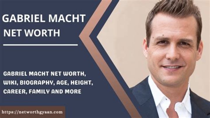 Gabriel Macht Net Worth 2023 ·