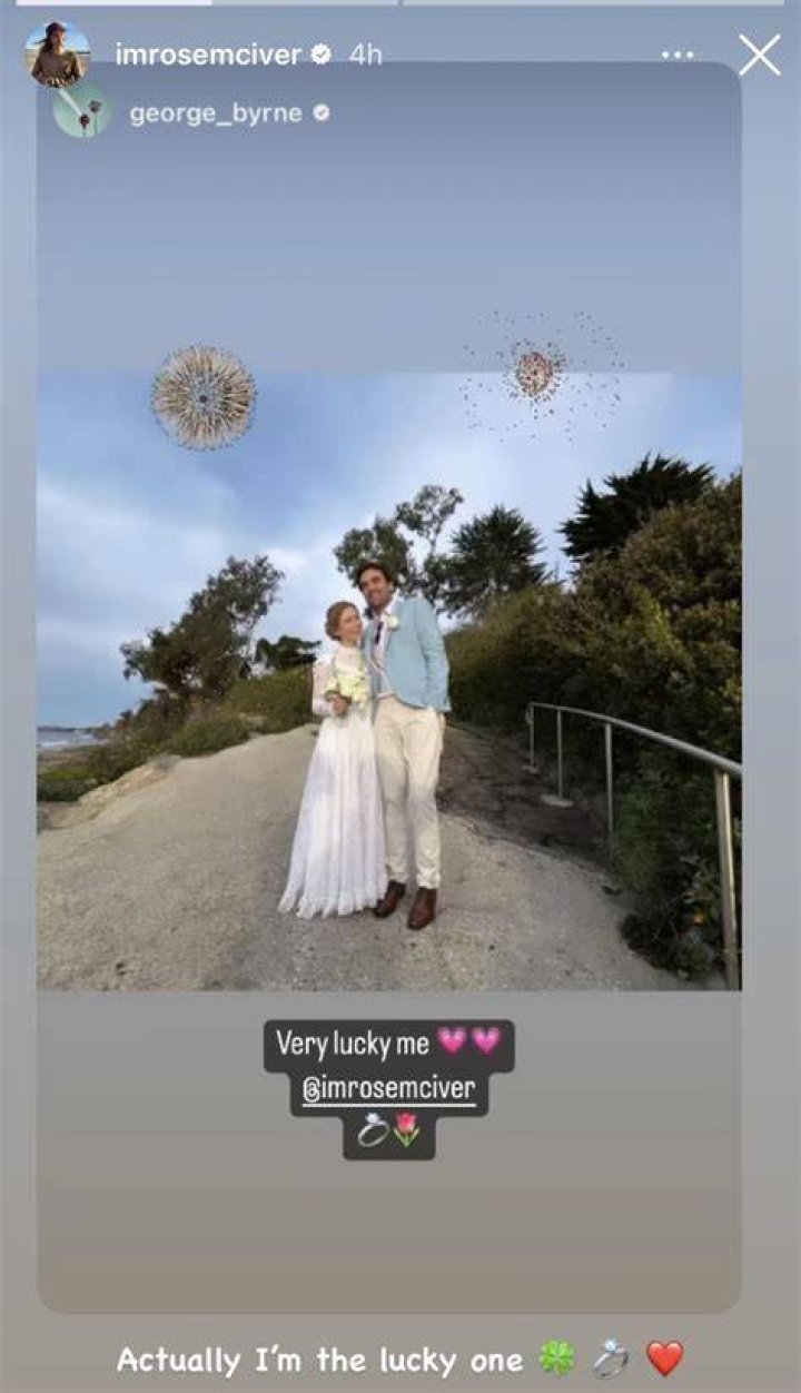 George Byrne And Rose McIver's Wedding Unveiled