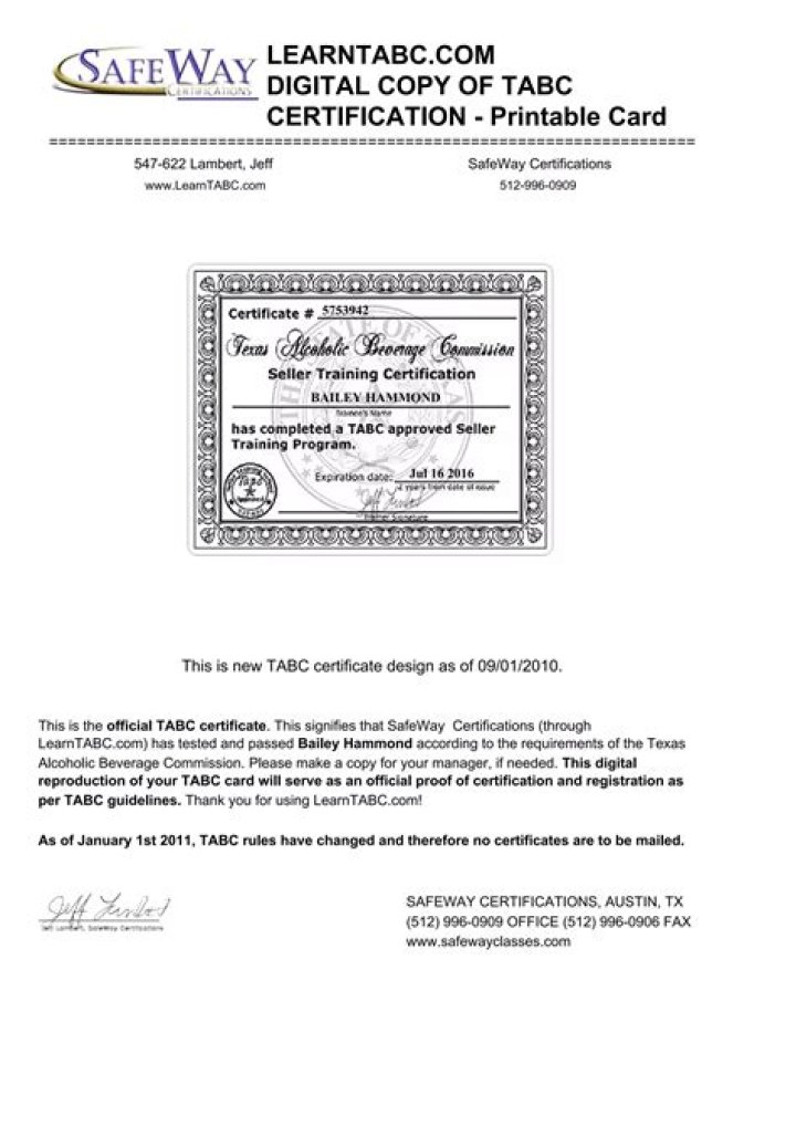 How To Obtain Your TABC Certification: A Step-by-Step Guide