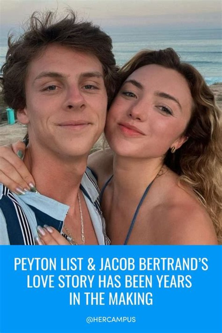 Inside Peyton List And Jacob Bertrand's Flourishing Relationship