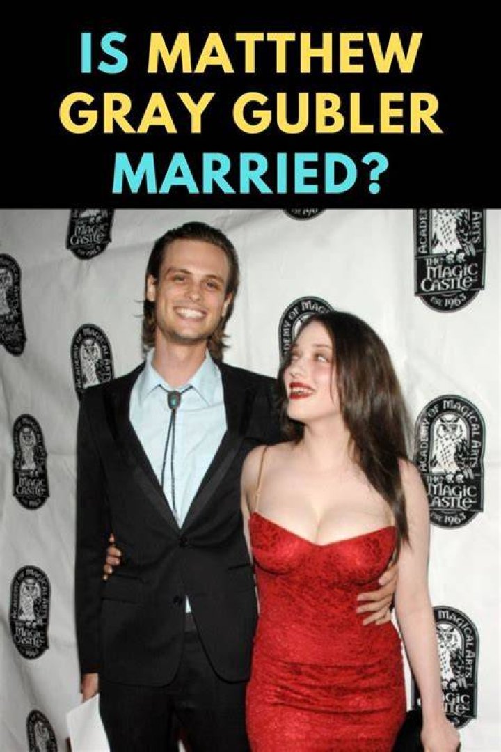 Meet Matthew Gray Gubler's Wife: Unveiling His Marital Status