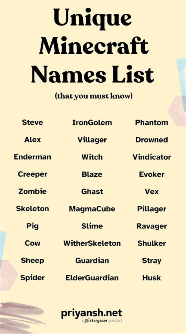 Minecraft Name Ideas: Unveil Your Epic Identity