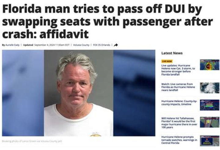 Outrageous Florida Man Headlines: The Unbelievable News