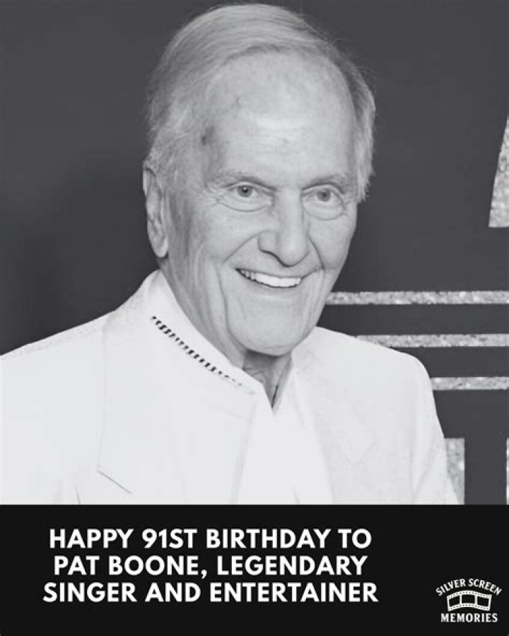Pat Boone: Legendary Singer And Entertainer