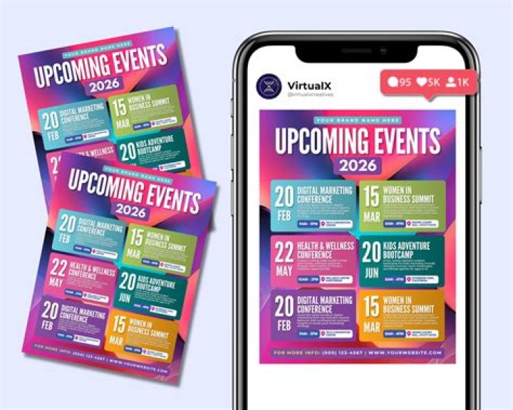 Stay Updated With The Upcoming Events