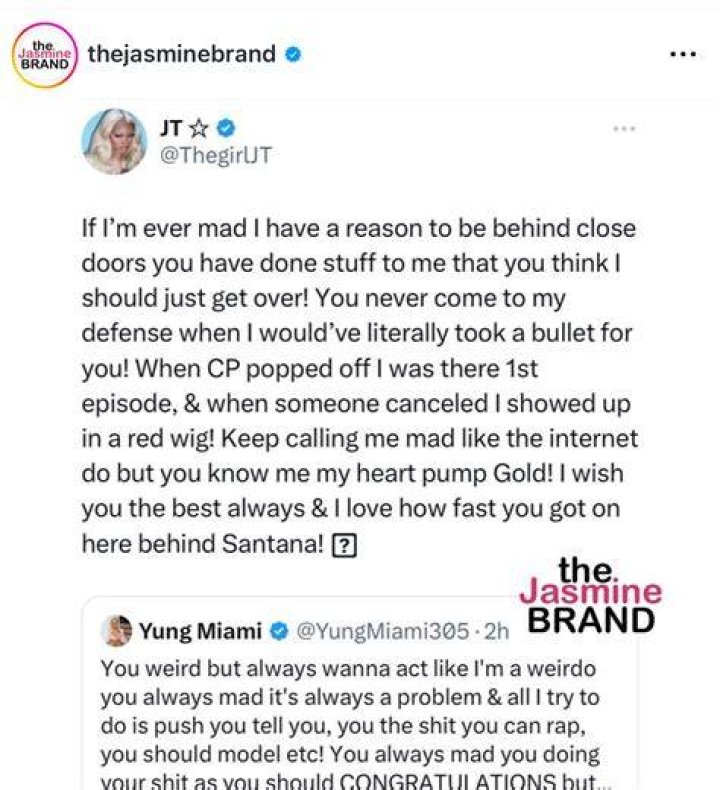 The Inside Scoop: Unraveling The Mystery Of JT And Yung Miami's Breakup