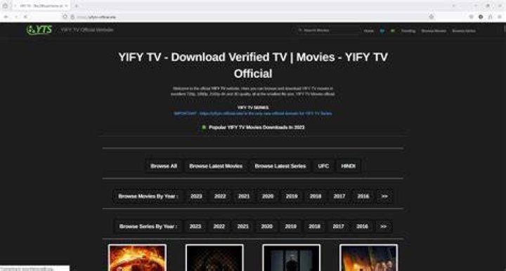 The Yify TV Watchlist: Discover New And Popular Movies