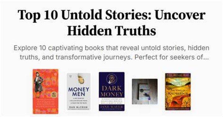 Uncover Hidden Truths And Captivating Insights