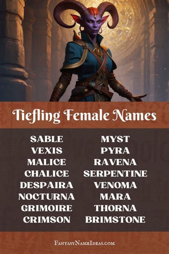 Unveiling The Secrets: Explore Extraordinary Tiefling Names