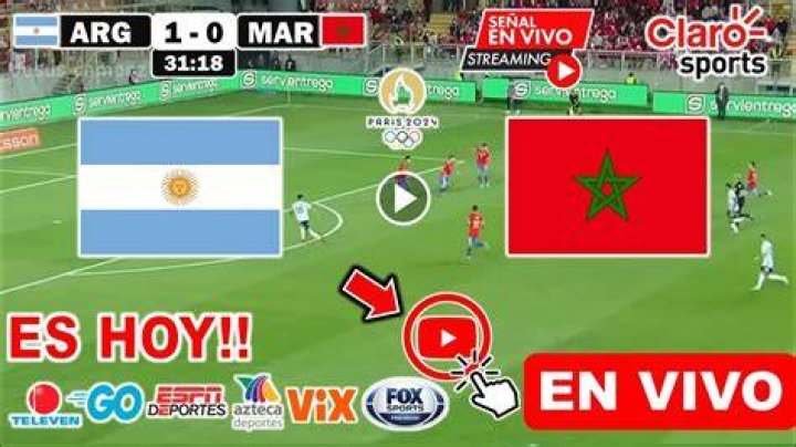 Ver Argentina contra Marruecos en vivo gratis Fútbol de Argentina en los Juegos Olímpicos: partidos 24 julio 2024 Deporte TV